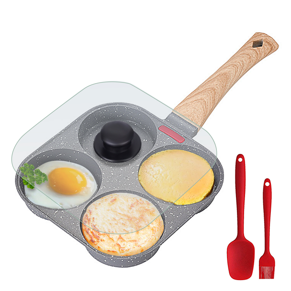 Non Stick 4-Cup Egg Frying Pan - Egg Waffle Pan review and price