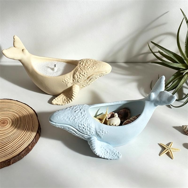Whale Shape Cement Flowerpot S - Potsticker Mold review and price