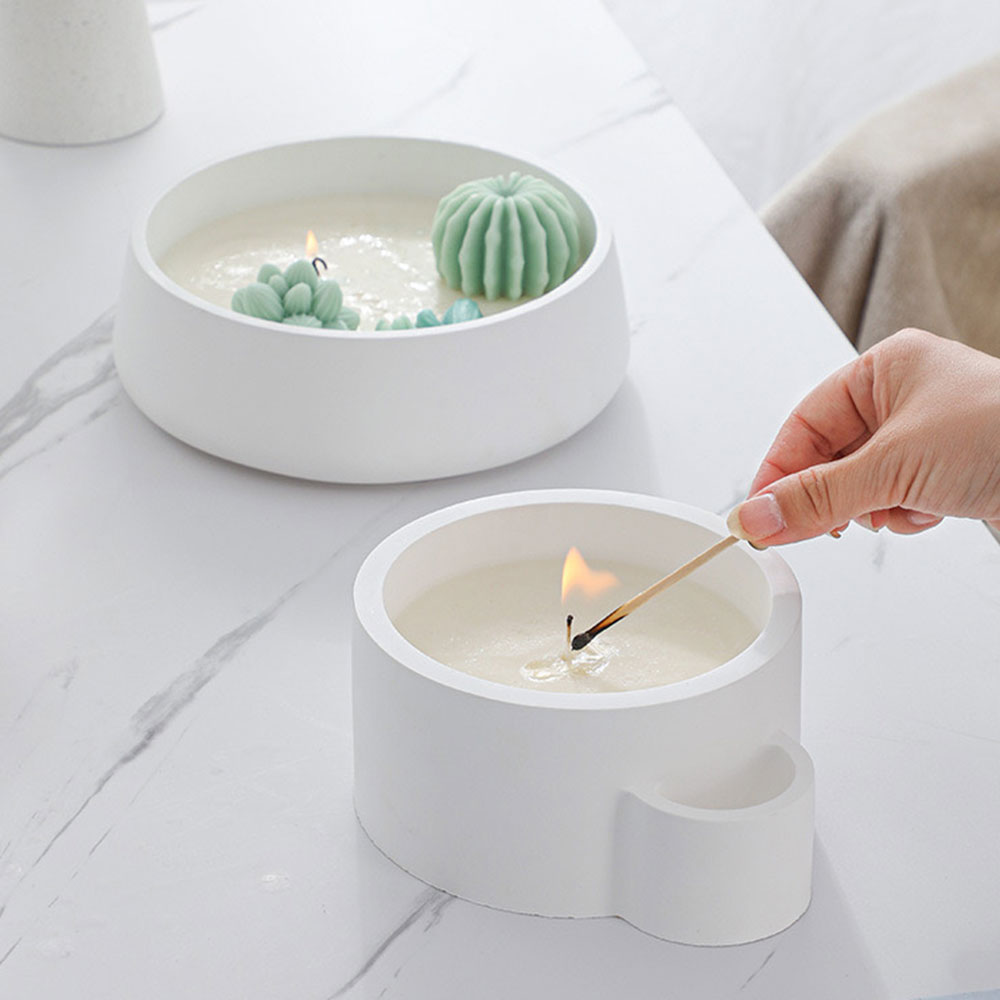 hemispherical Cement Candle Bo - Potsticker Mold review and price
