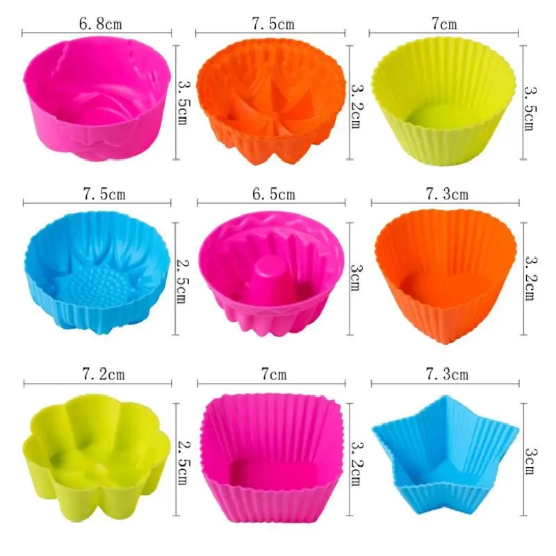 24Pcs of Silicone Muffin Cup C - Donut Mold Silicone review and price