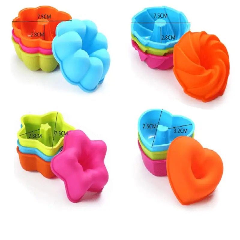 24Pcs of Silicone Muffin Cup C - Donut Mold Silicone review and price